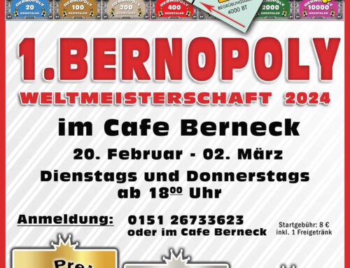 1. Bernopoly Weltmeisterschaft in Bad Berneck